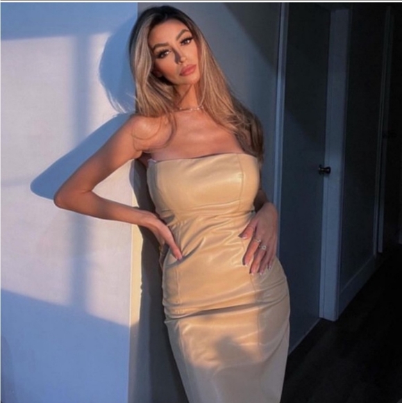 ZARA * BLOGGERS FAV FAUX LEATHER DRESS - Picture 10 of 13